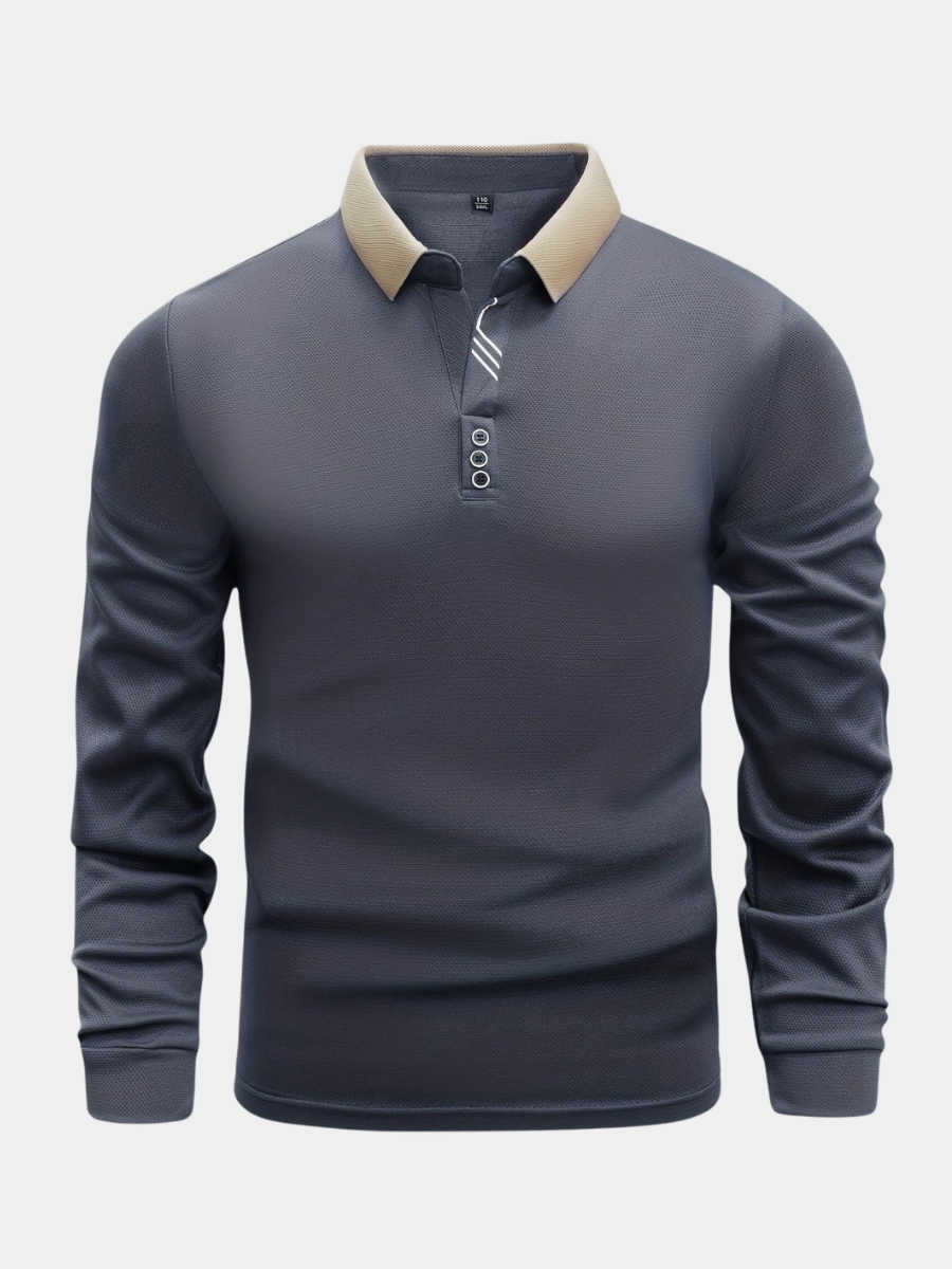 MANSSINO™ | Year-Round Long Sleeve Polo