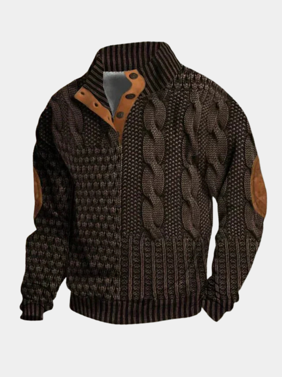 MANSSINO™ | Men's Vintage Pattern Knit Pullover