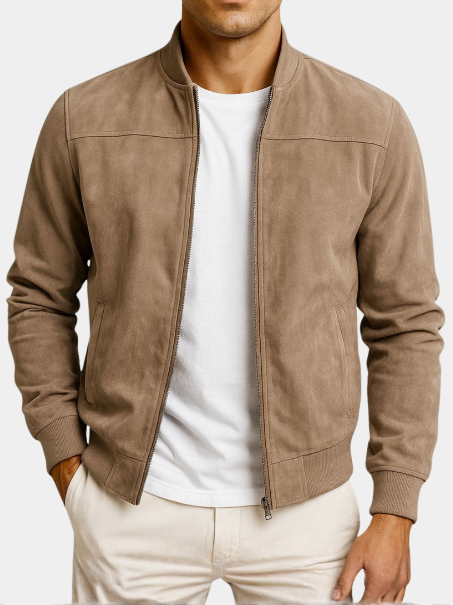 MANSSINO™ | Urban Suede Leather Jacket