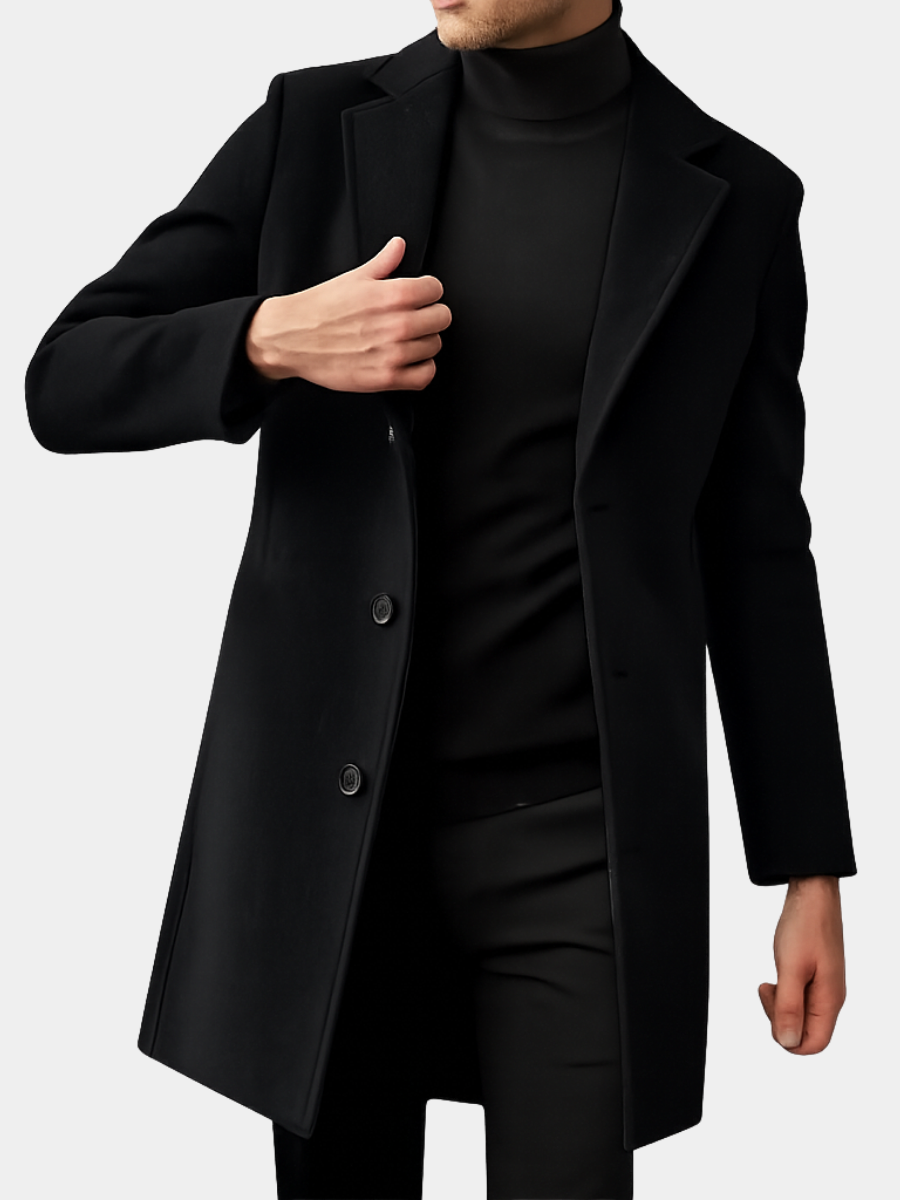 MANSSINO™ | Wool Blend Overcoat