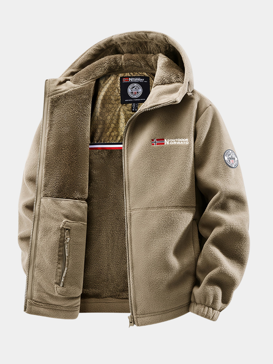 MANSSINO™ | Thermal Fleece Hooded Jacket