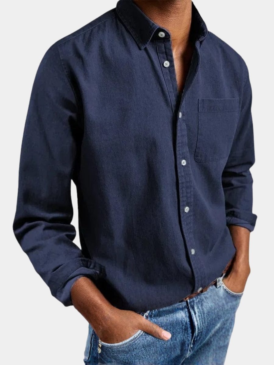 MANSSINO™ | Men's Brushed Cotton Oxford Shirt