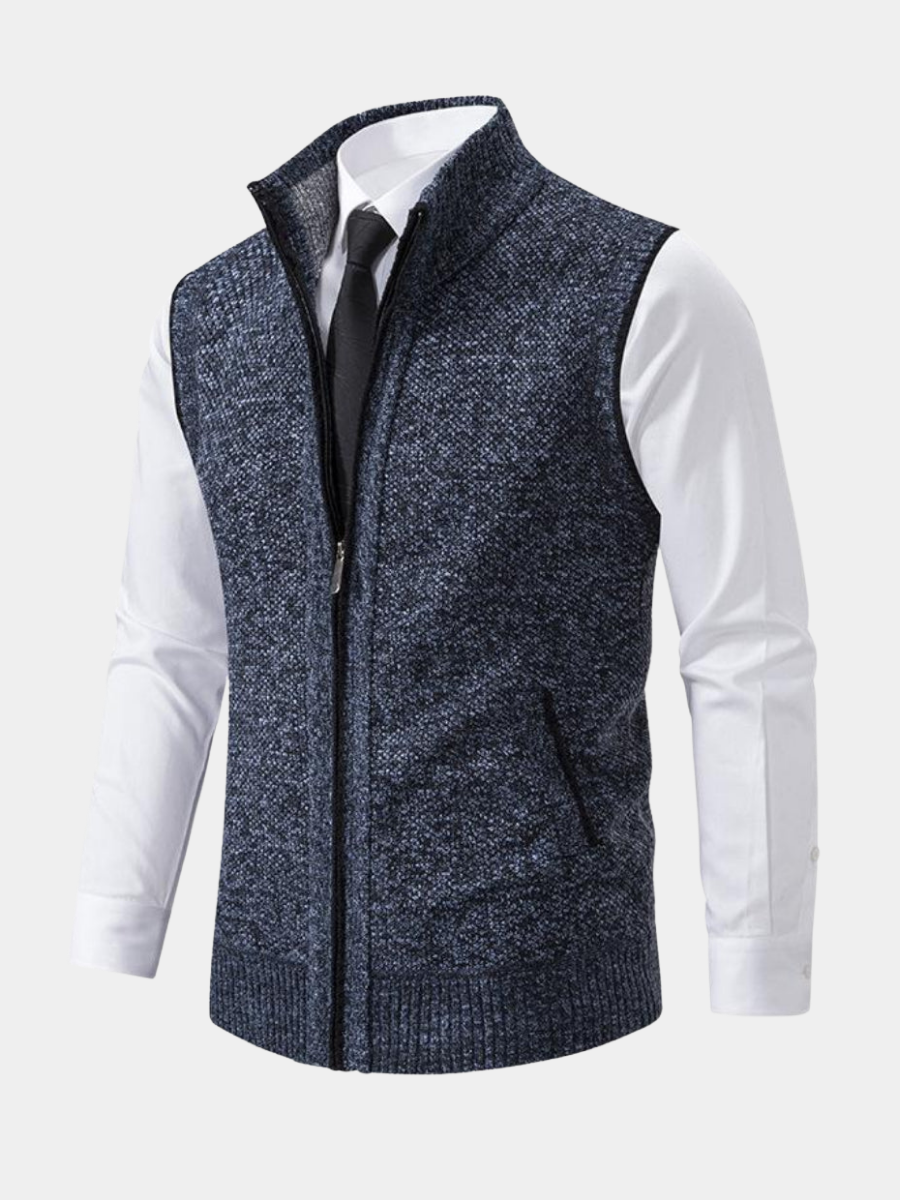 MANSSINO™ | Full-Zip Sweater Vest
