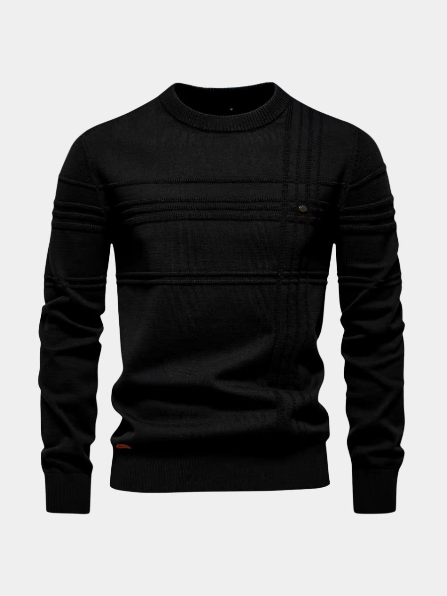 MANSSINO™ | Tonal-Textured Slim Knit