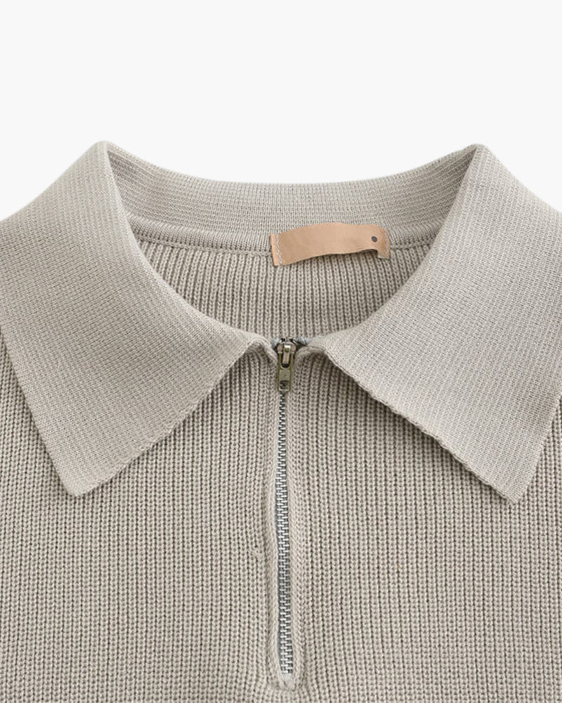 MANSSINO™| COTTON HALF ZIP