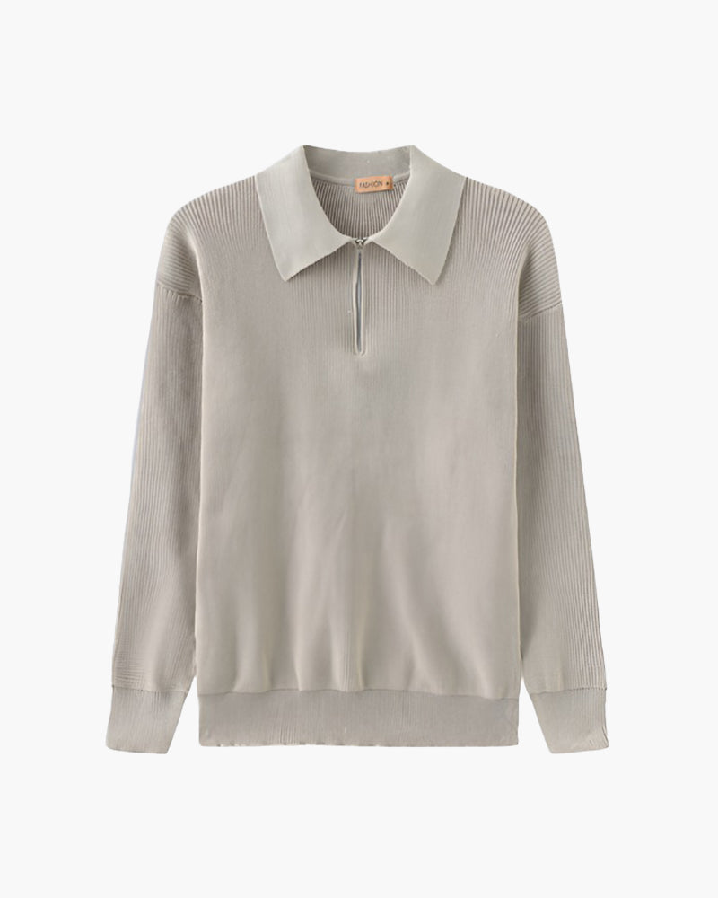 MANSSINO™| COTTON HALF ZIP