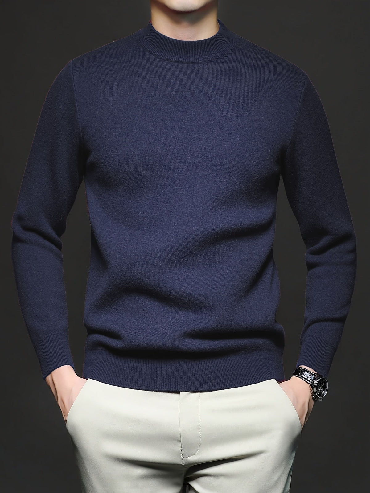MANSSINO™ | Ribbed High-Neck Sweater for Men