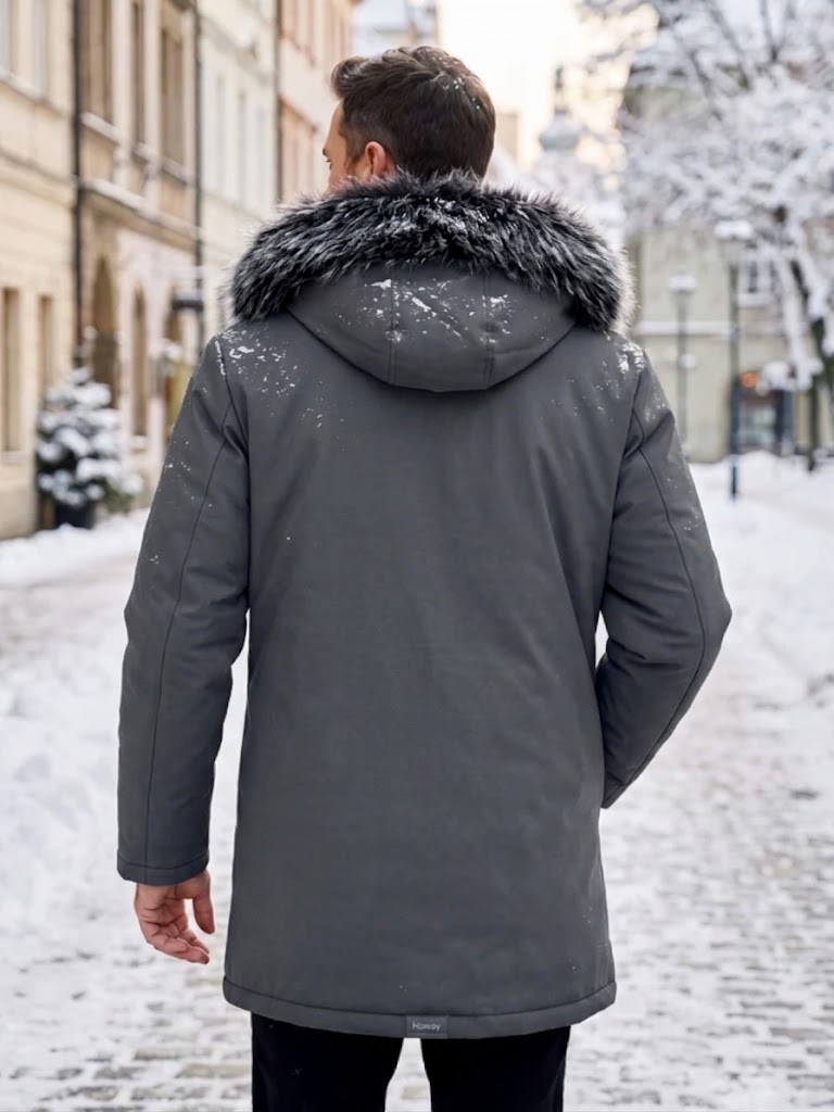MANSSINO™ | Men's Windproof Hooded Thermal Mid-Length Parka Jacket