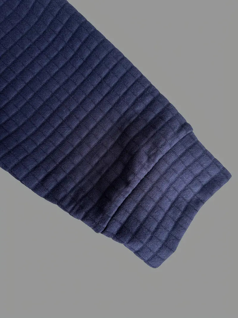 MANSSINO™ | Textured Long-Sleeve Polo