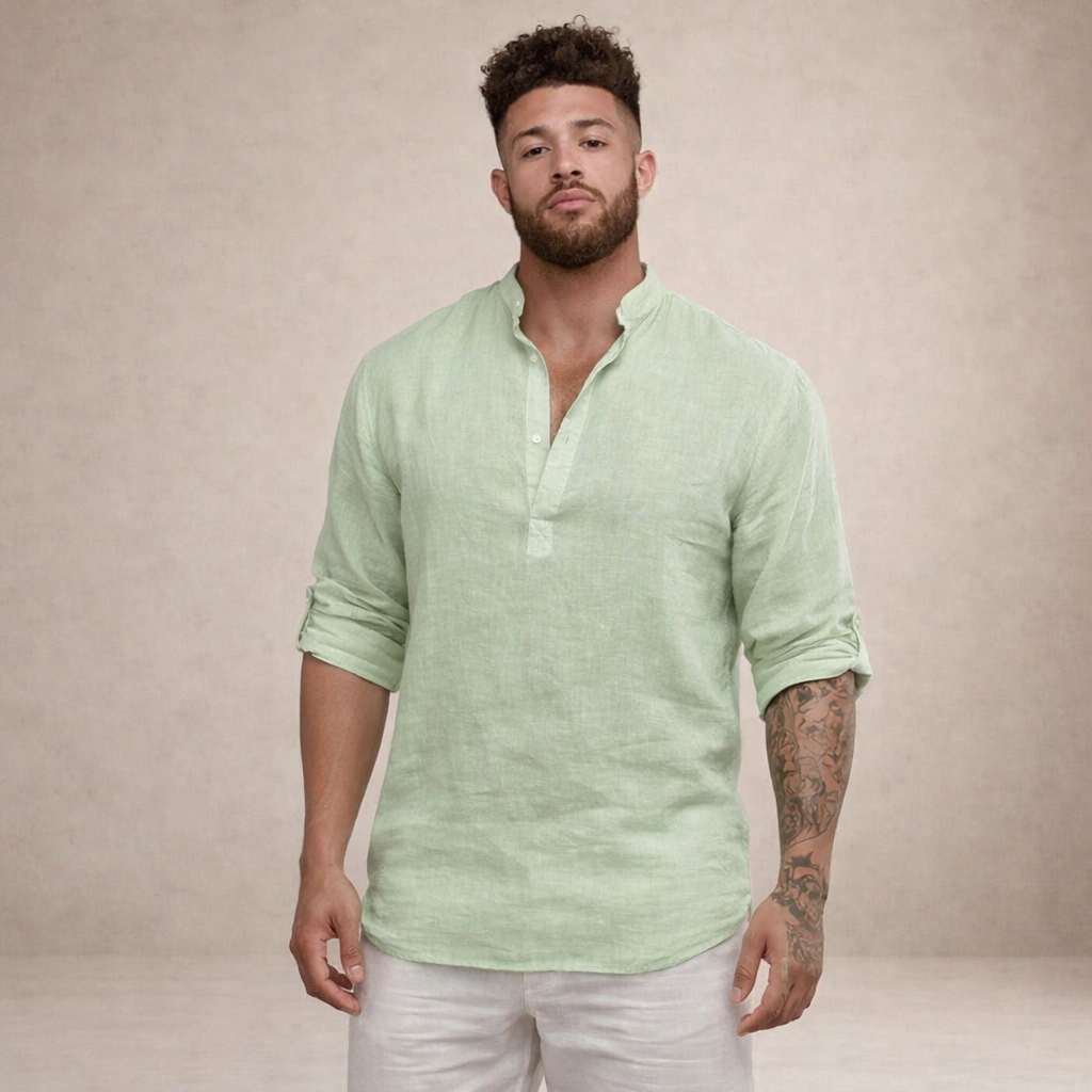 MANSSINO™ | Stand Collar Shirt