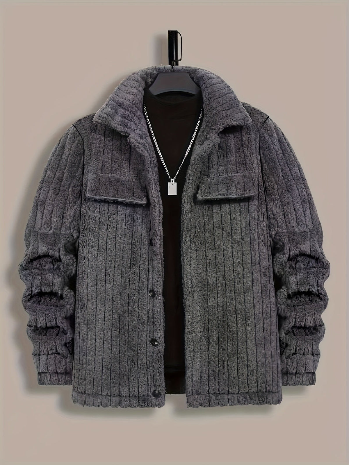 MANSSINO™ | Men’s Striped Knit Jacket