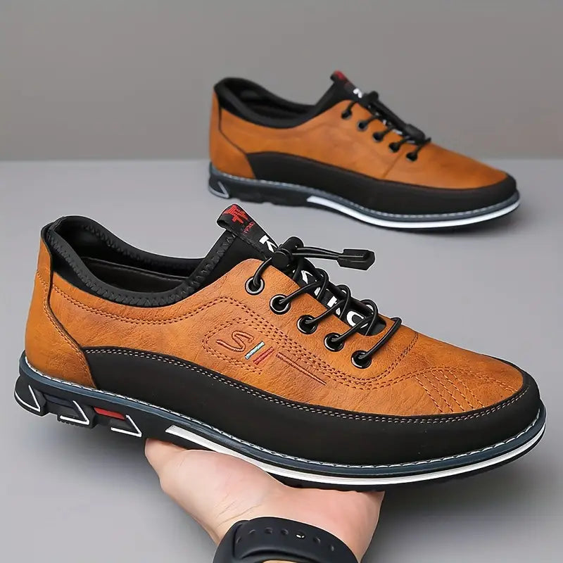 MANSSINO™ | Leather Lace-Up Casual Shoe