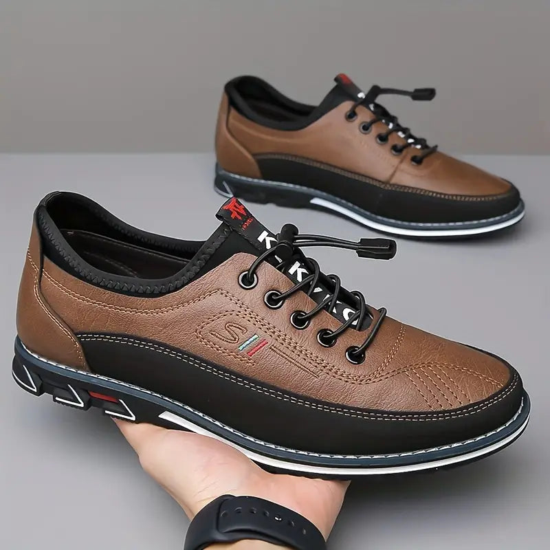 MANSSINO™ | Leather Lace-Up Casual Shoe