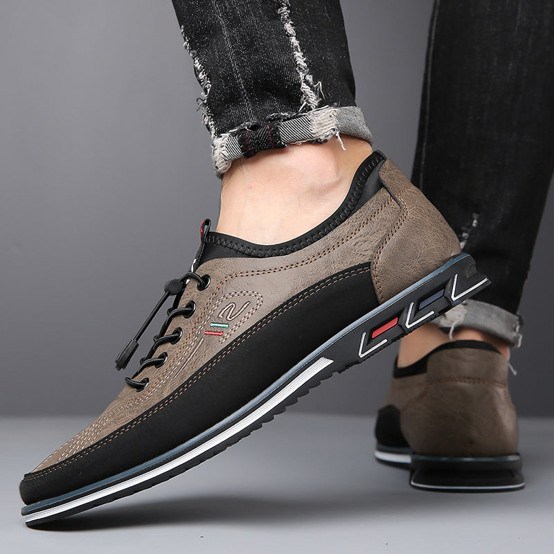 MANSSINO™ | Leather Lace-Up Casual Shoe