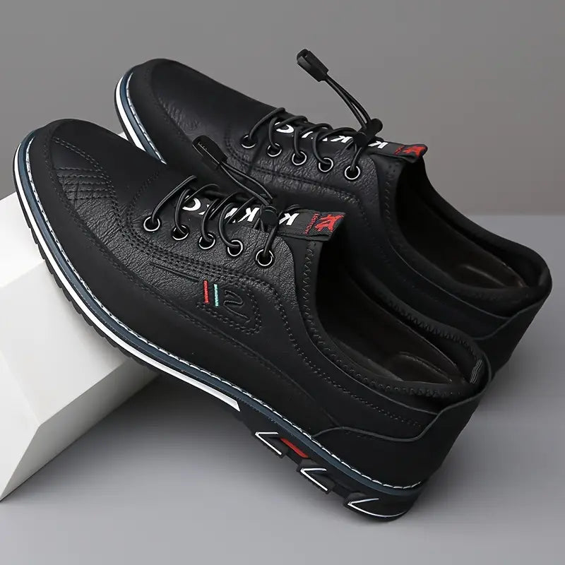 MANSSINO™ | Leather Lace-Up Casual Shoe