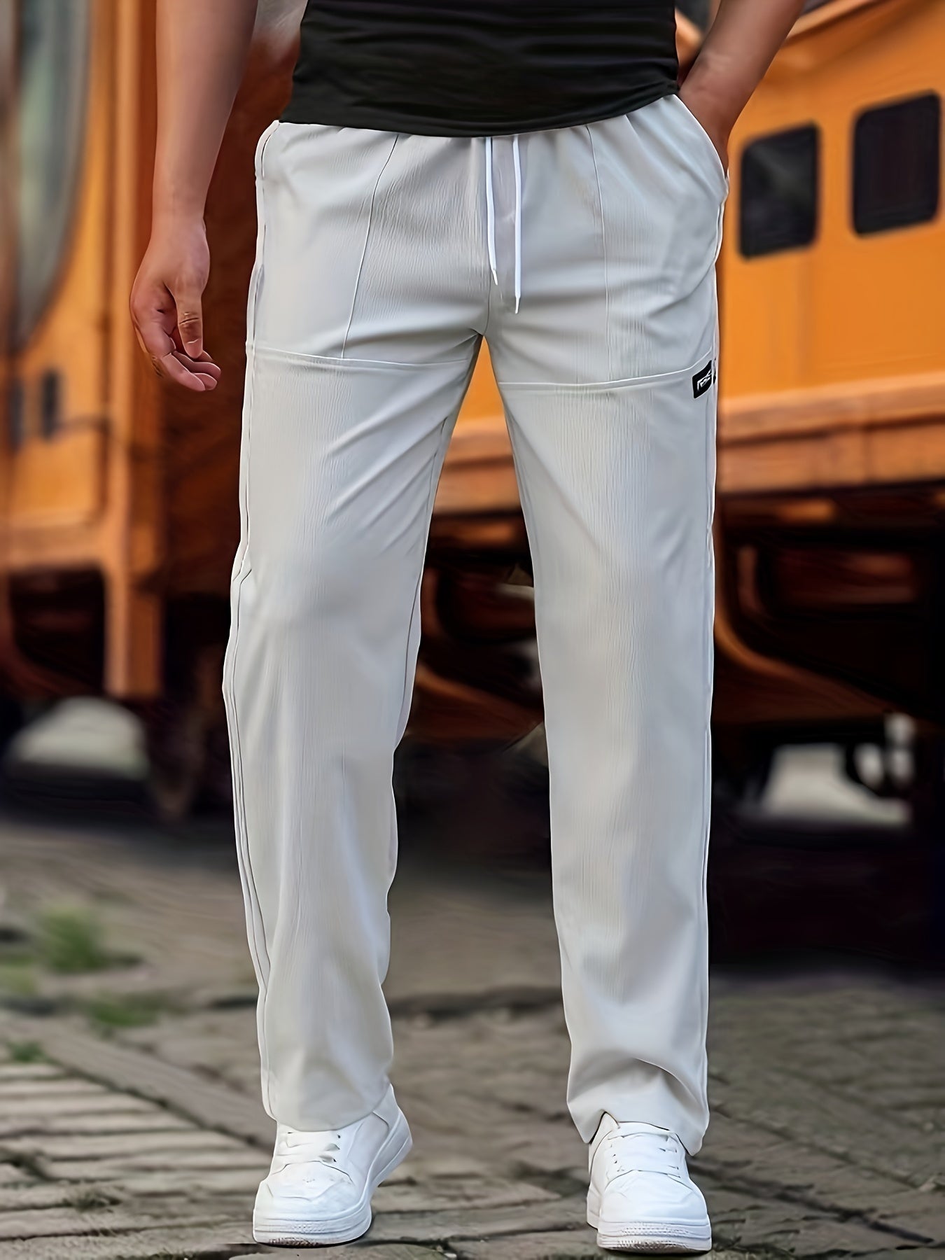 MANSSINO™ | Men's Printed Straight-Cut Trousers