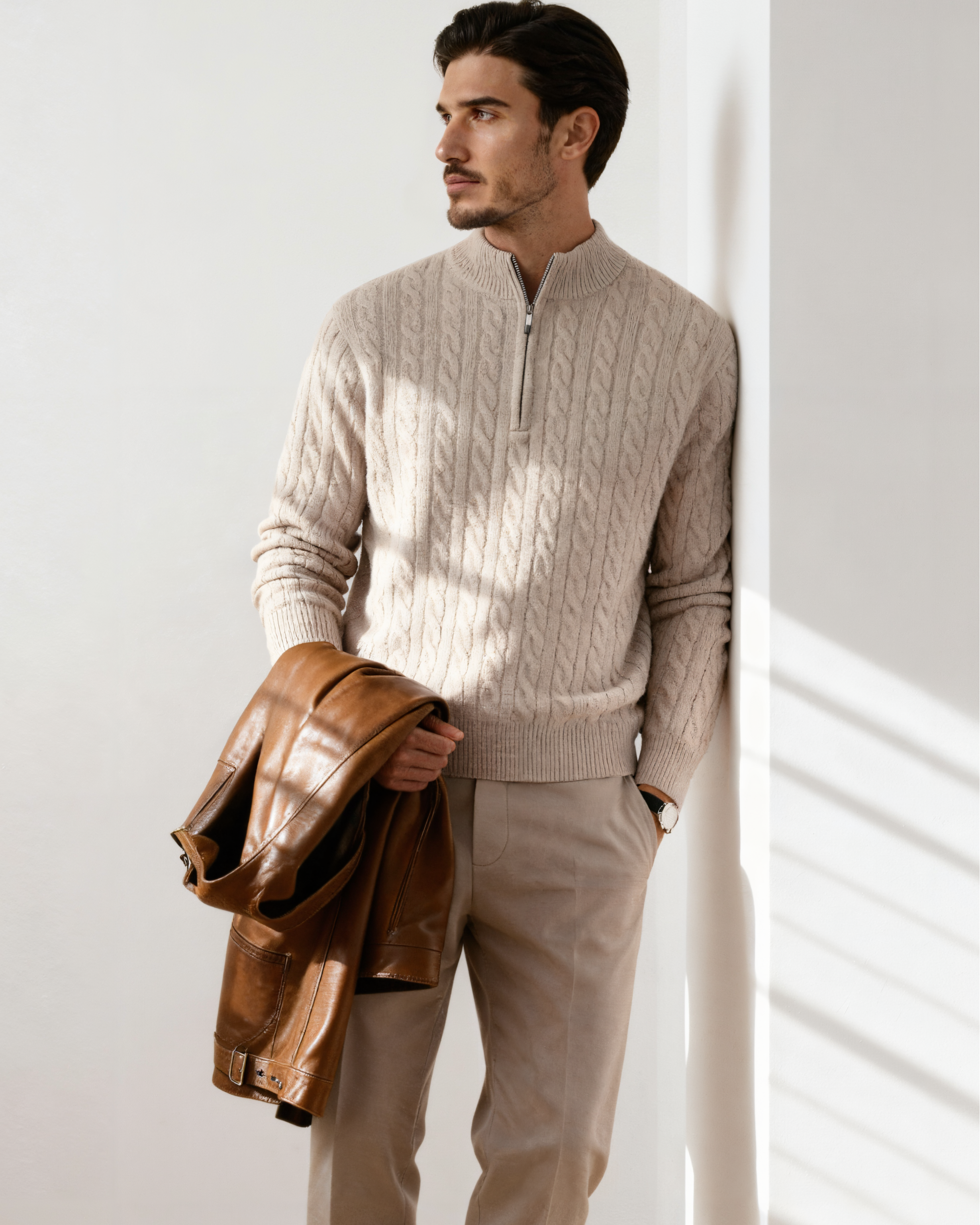 MANSSINO™ | HALF-ZIP CARDIGAN