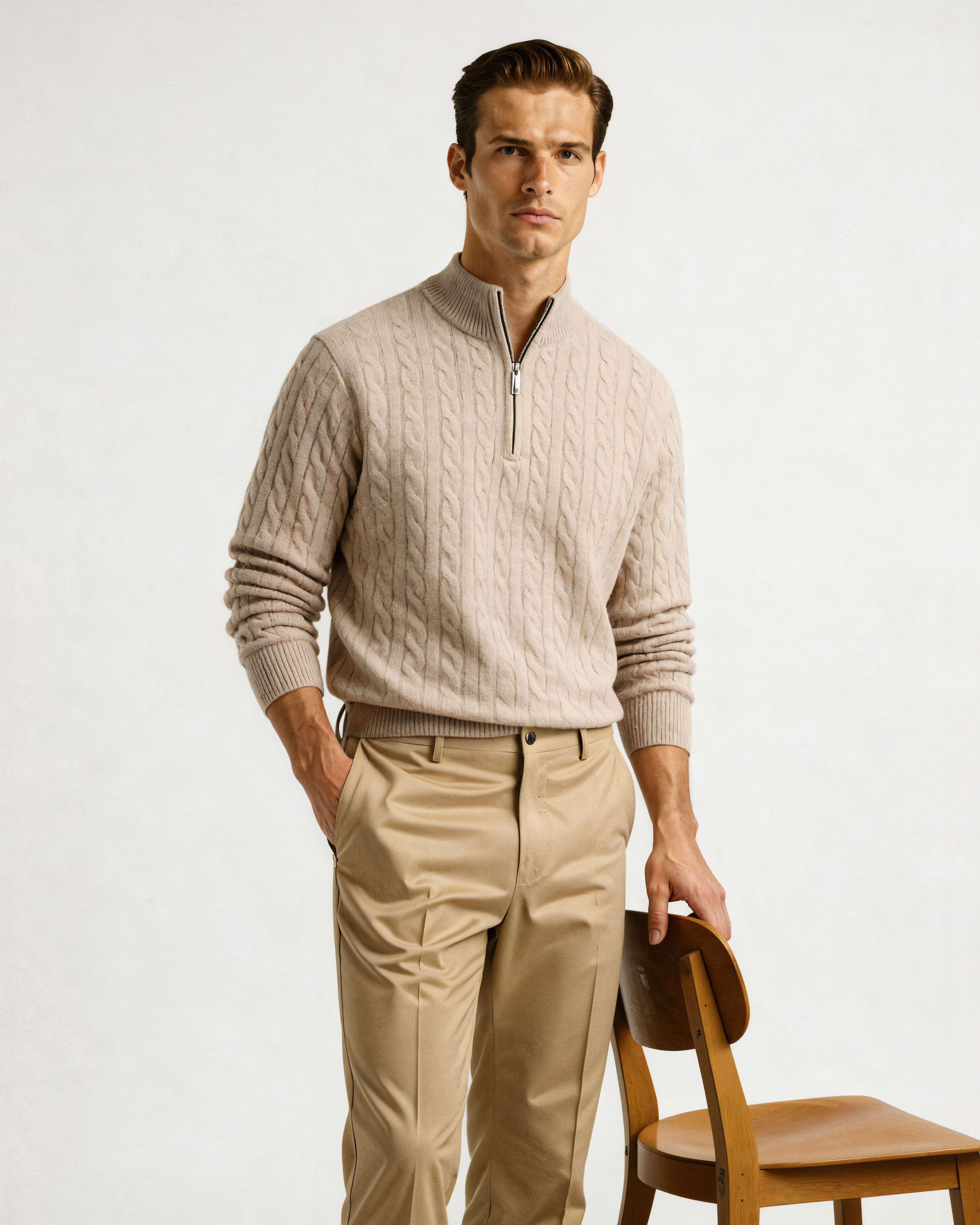 MANSSINO™ | HALF-ZIP CARDIGAN