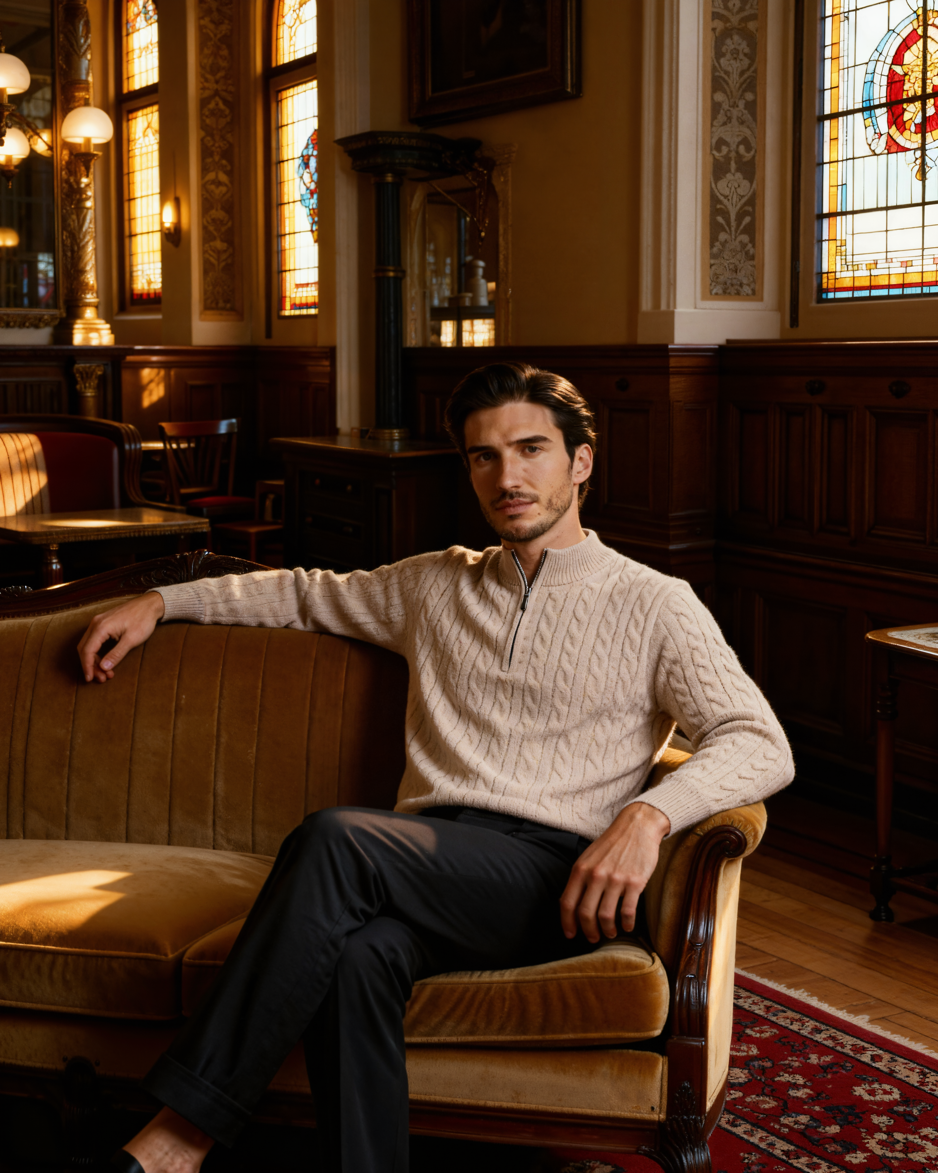 MANSSINO™ | HALF-ZIP CARDIGAN