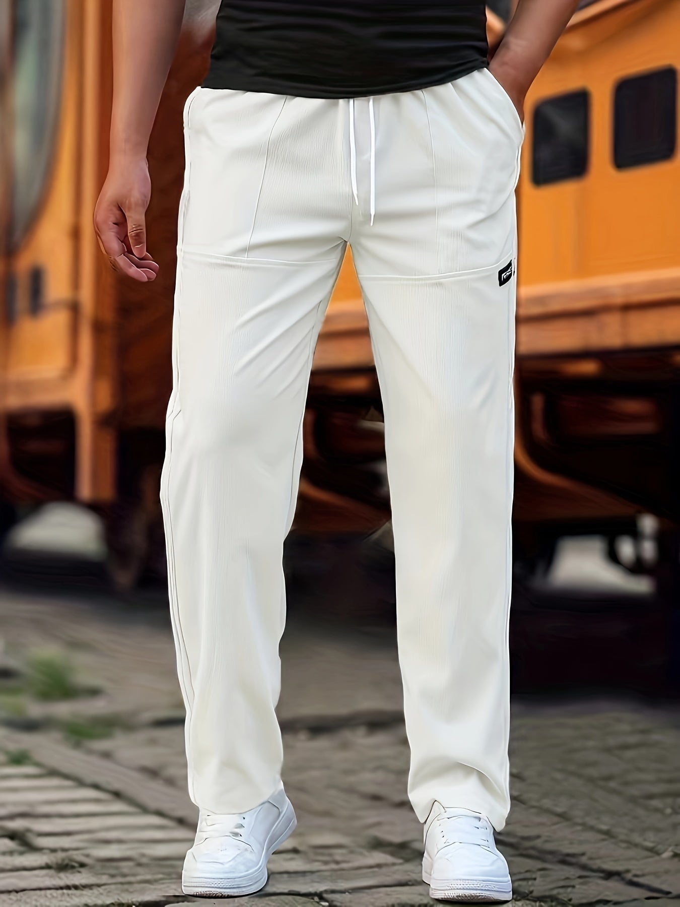 MANSSINO™ | Men's Printed Straight-Cut Trousers