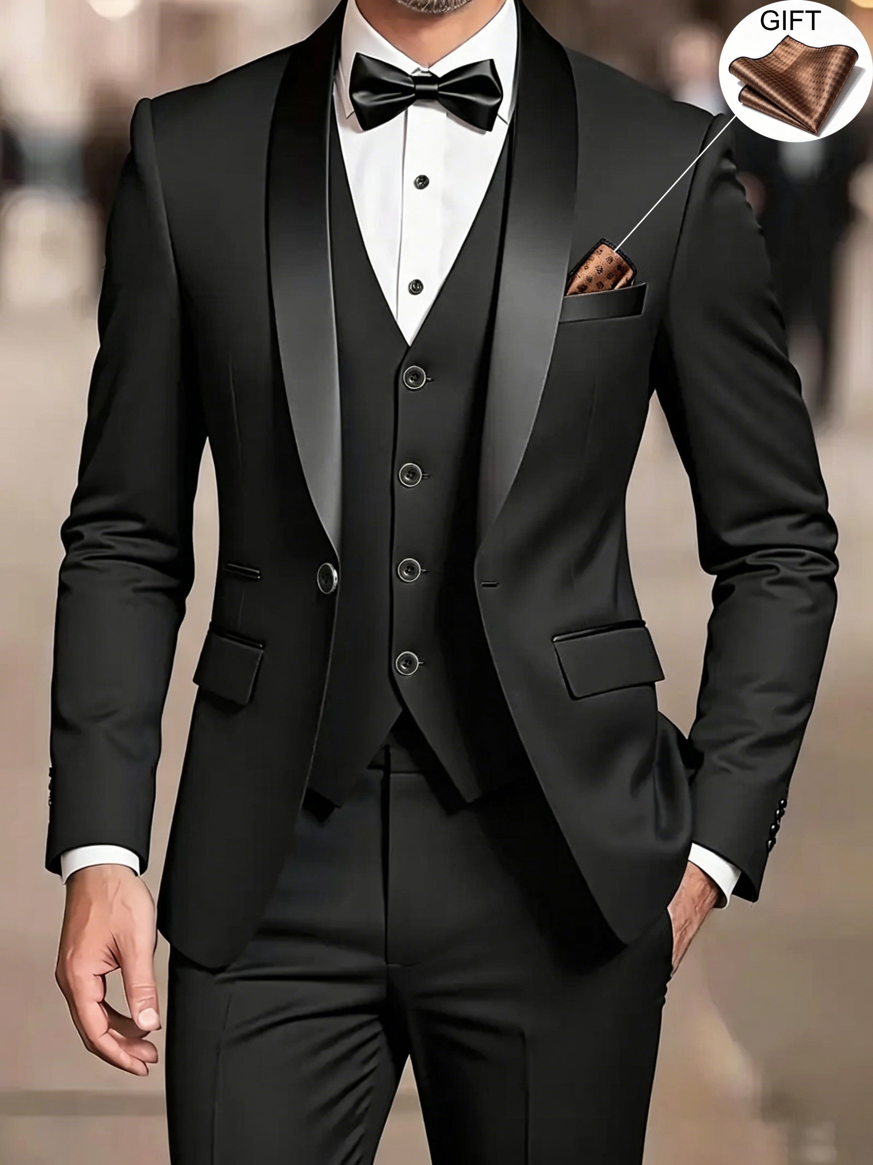 MANSSINO™ | Men's Shawl Collar Suit