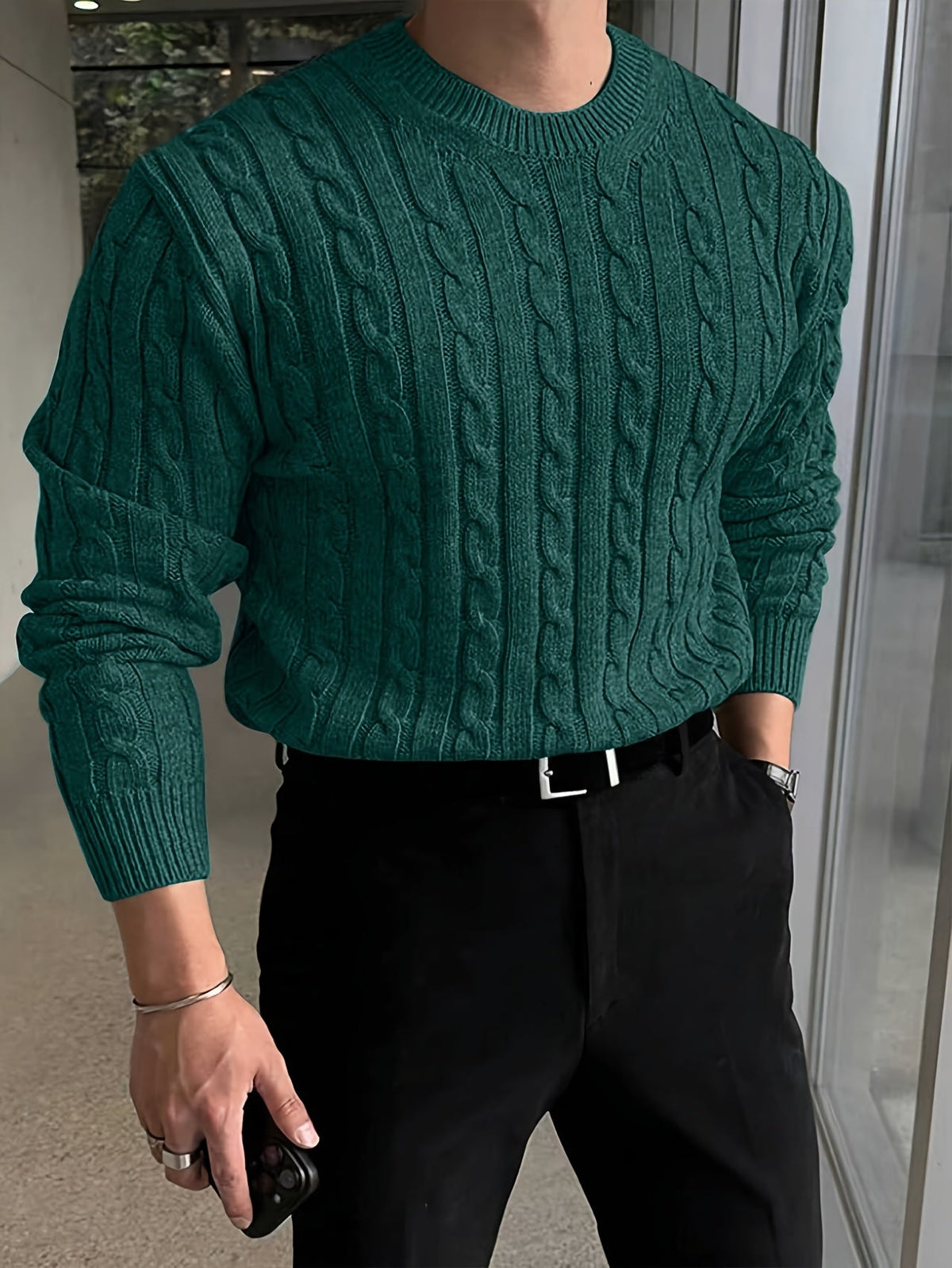 MANSSINO™ | TWISTED KNIT SWEATER FOR MEN