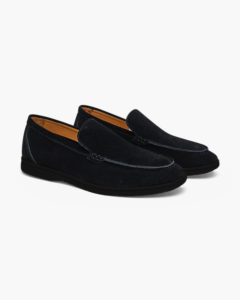 MANSSINO™ | Premium Suede Loafers with Black Sole