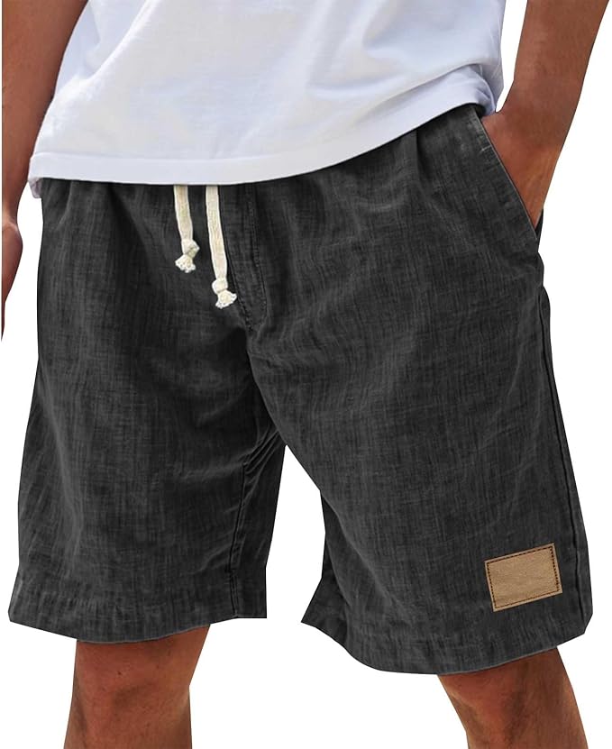MANSSINO™ | Lace-up cotton summer shorts
