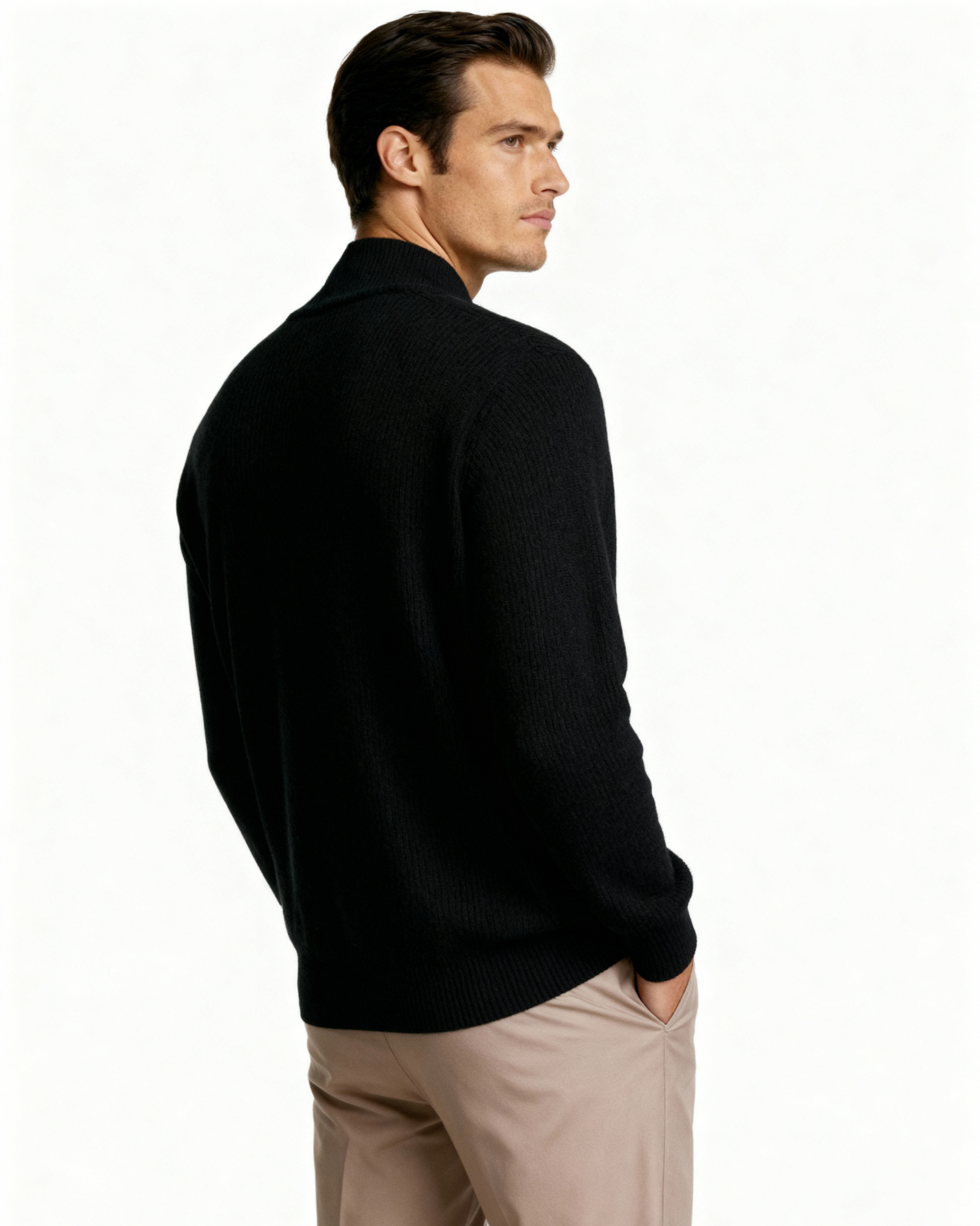 MANSSINO™ | CASHMERE ZIP-UP