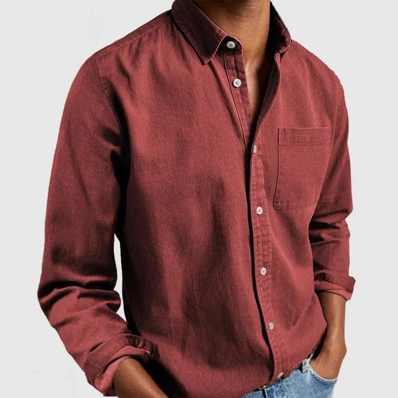 MANSSINO™ | Men's Brushed Cotton Oxford Shirt