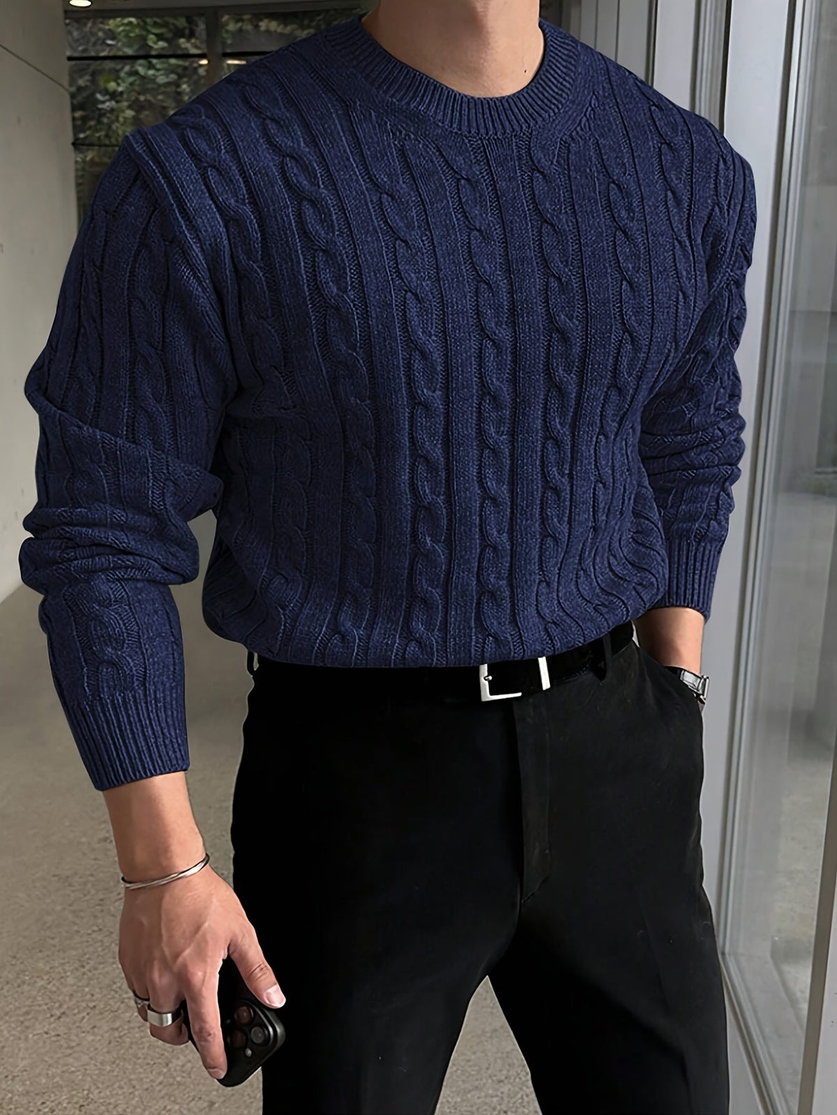 MANSSINO™ | TWISTED KNIT SWEATER FOR MEN