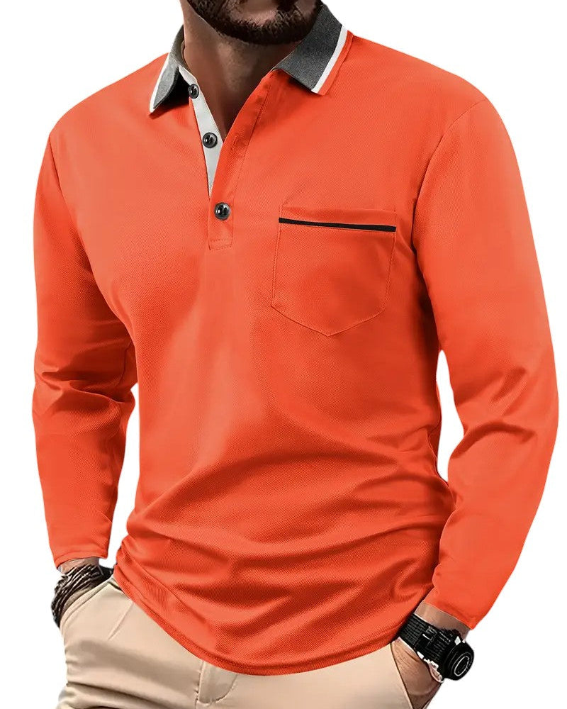 MANSSINO™ | Classic Long-Sleeve Polo
