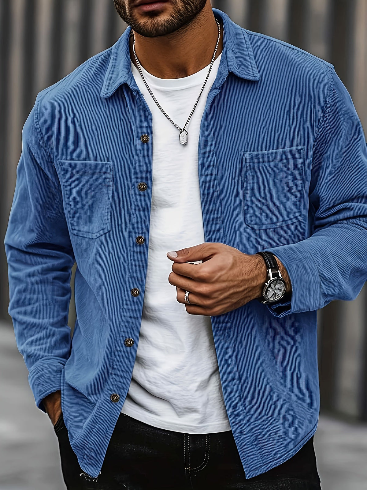 MANSSINO™ | Men's Double-Pocket Shirt