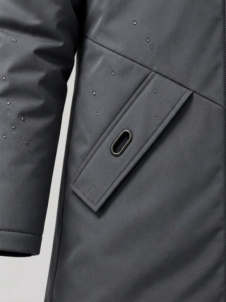 MANSSINO™ | Men's Windproof Hooded Thermal Mid-Length Parka Jacket