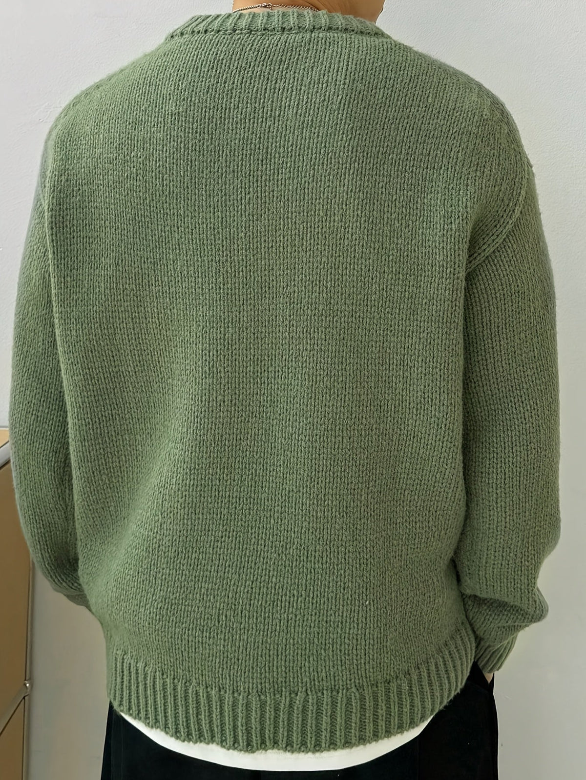 MANSSINO™ | MEN'S CREW-NECK KNIT SWEATER