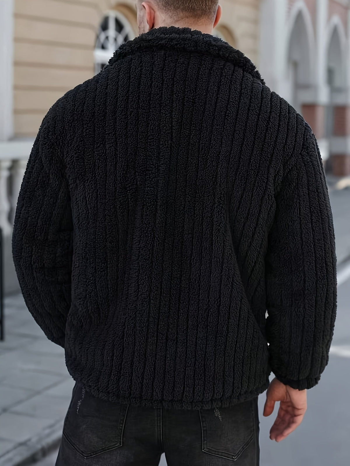 MANSSINO™ | Men’s Striped Knit Jacket