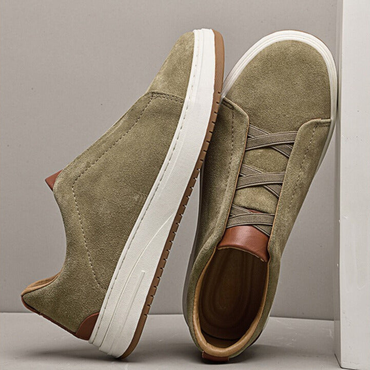 MANSSINO™ | MENS SUEDE SLIP ONS