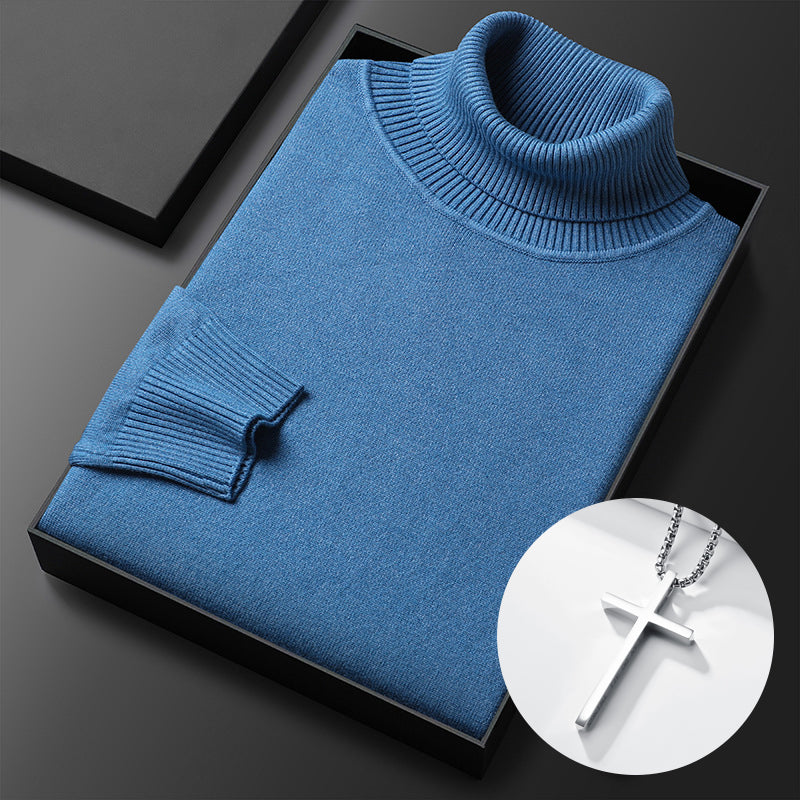 MANSSINO™ | Men's Solid-Color Premium Turtleneck Sweater