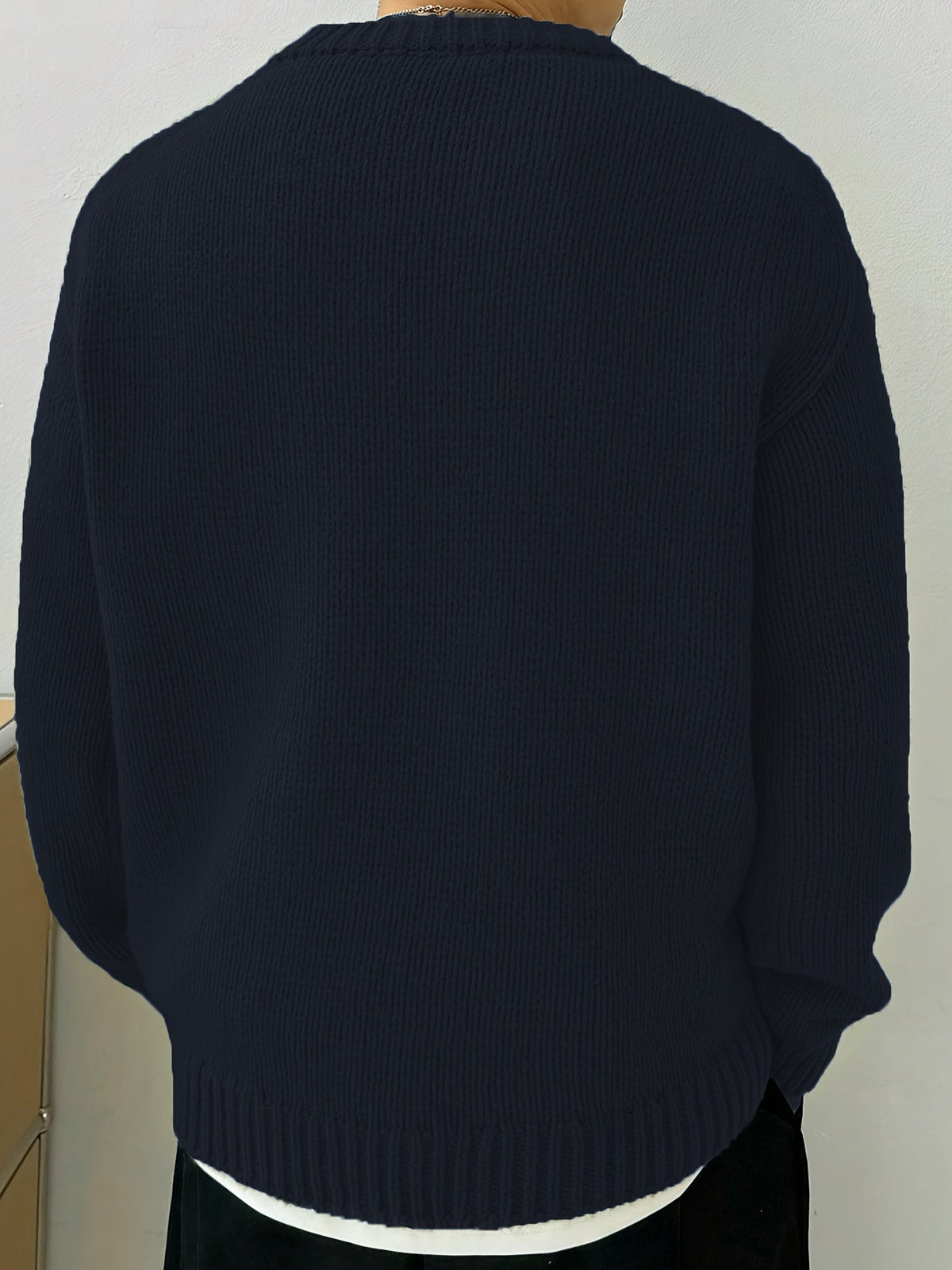 MANSSINO™ | MEN'S CREW-NECK KNIT SWEATER