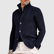 MANSSINO™ | Military-Knit Button Cardigan
