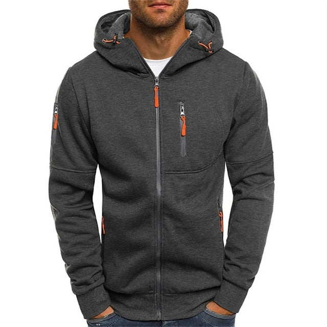 MANSSINO™ | Clean Hooded Zip Jacket
