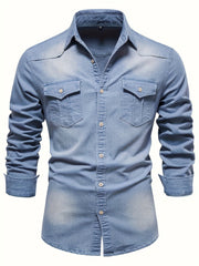 MANSSINO™ | Men's Denim Long Sleeve