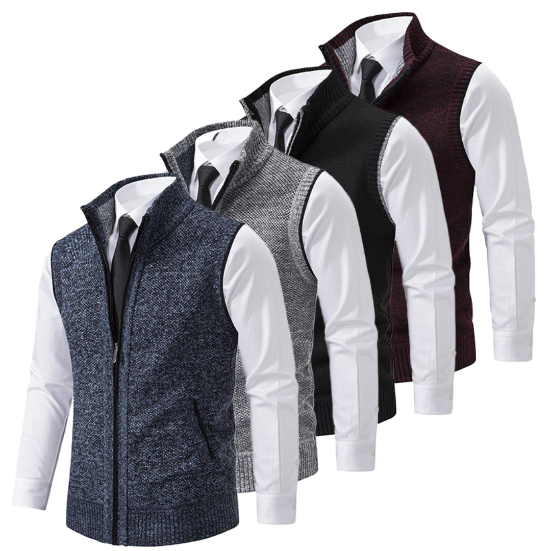 MANSSINO™ | Full-Zip Sweater Vest
