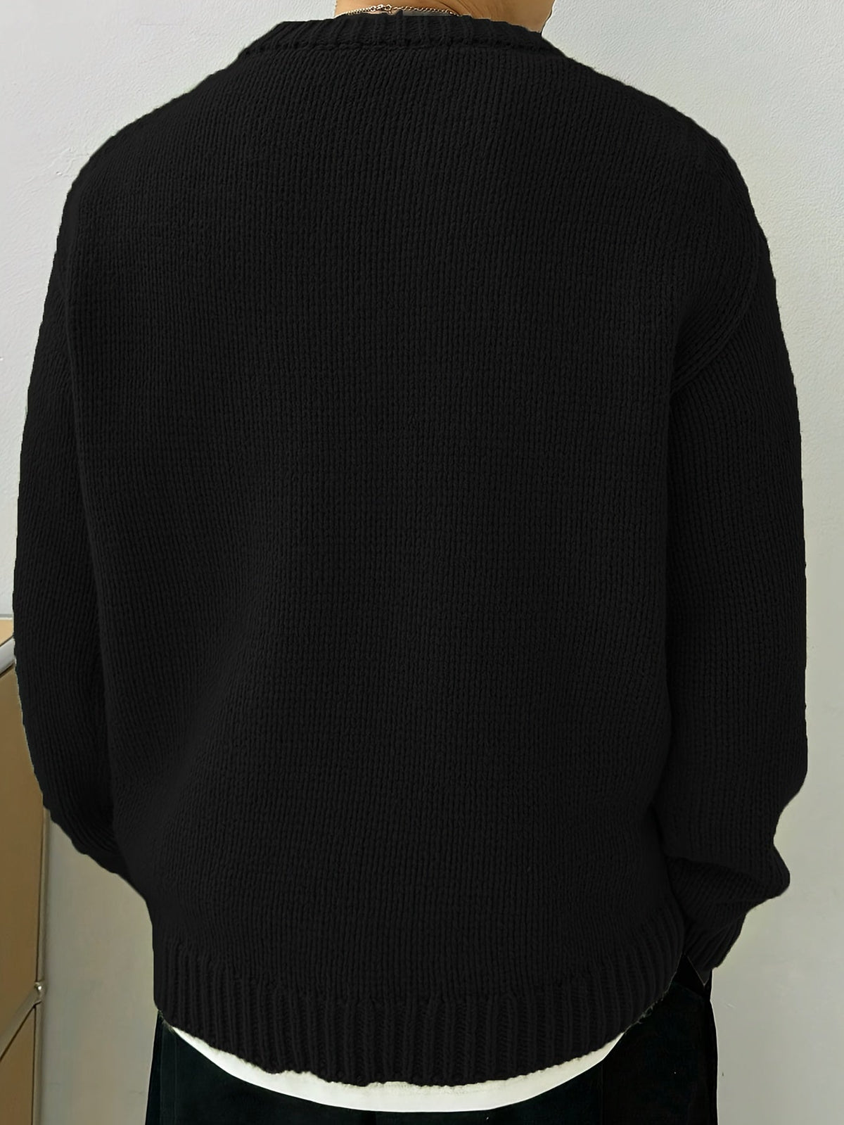 MANSSINO™ | MEN'S CREW-NECK KNIT SWEATER