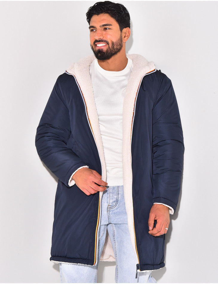 MANSSINO™ | Men's Reversible Hooded Coat