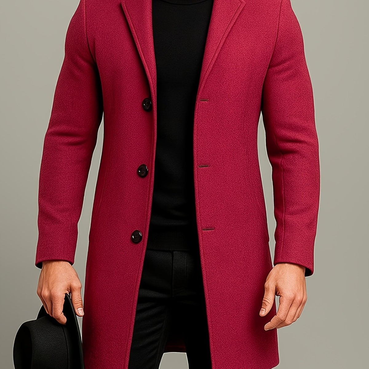 MANSSINO™ | Men’s Button-Up Coat
