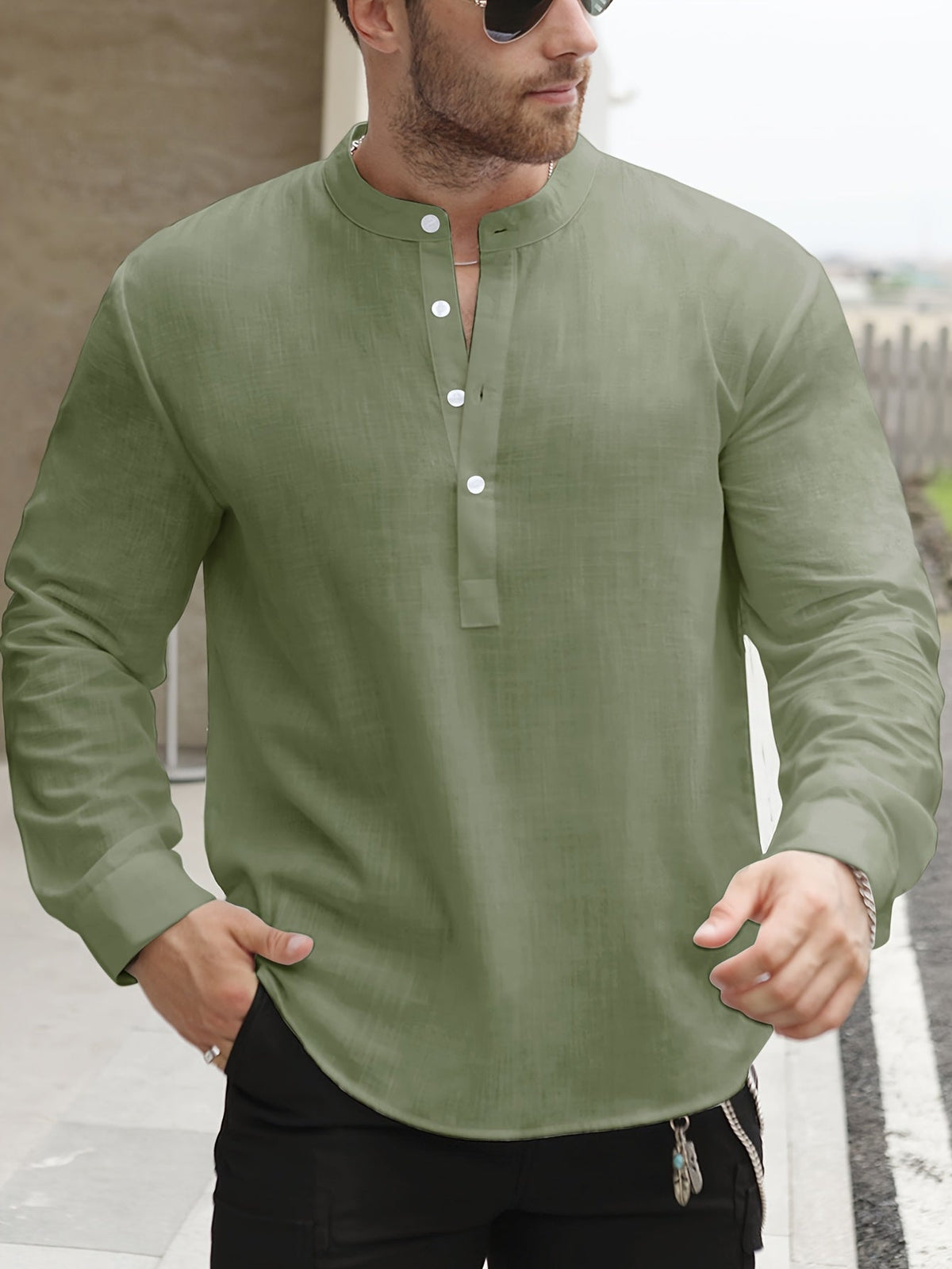 MANSSINO™ | Men's Boat Neck Longsleeve