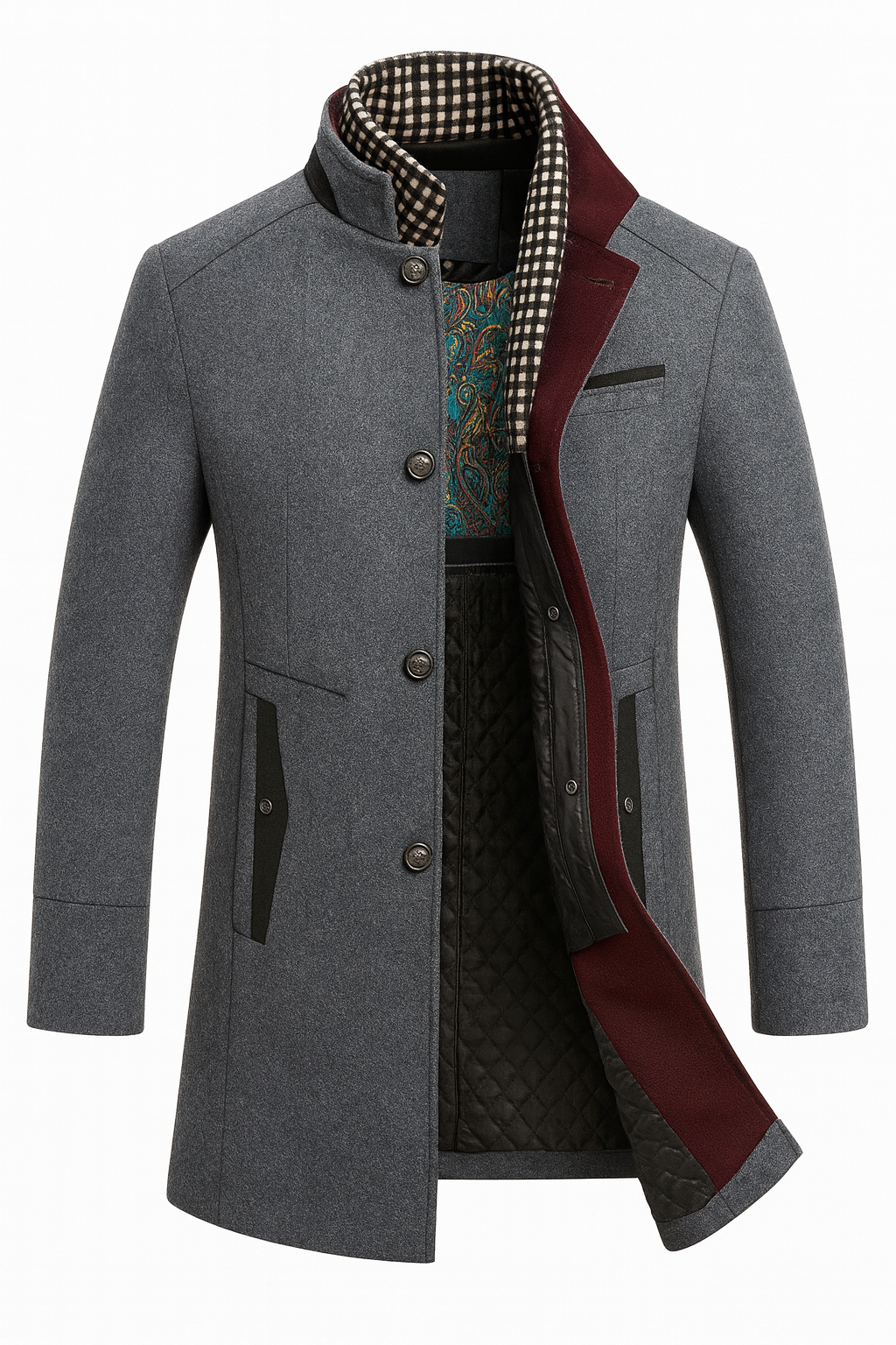 MANSSINO™ | Men’s Wool Coat