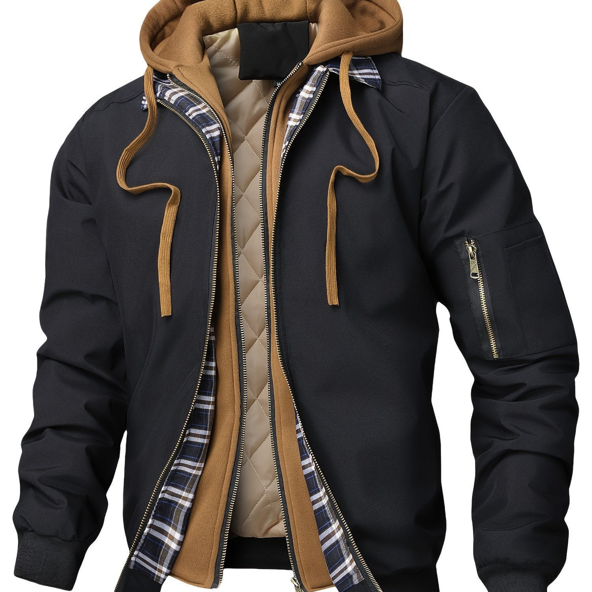 MANSSINO™ | Men's Hooded Work Jacket