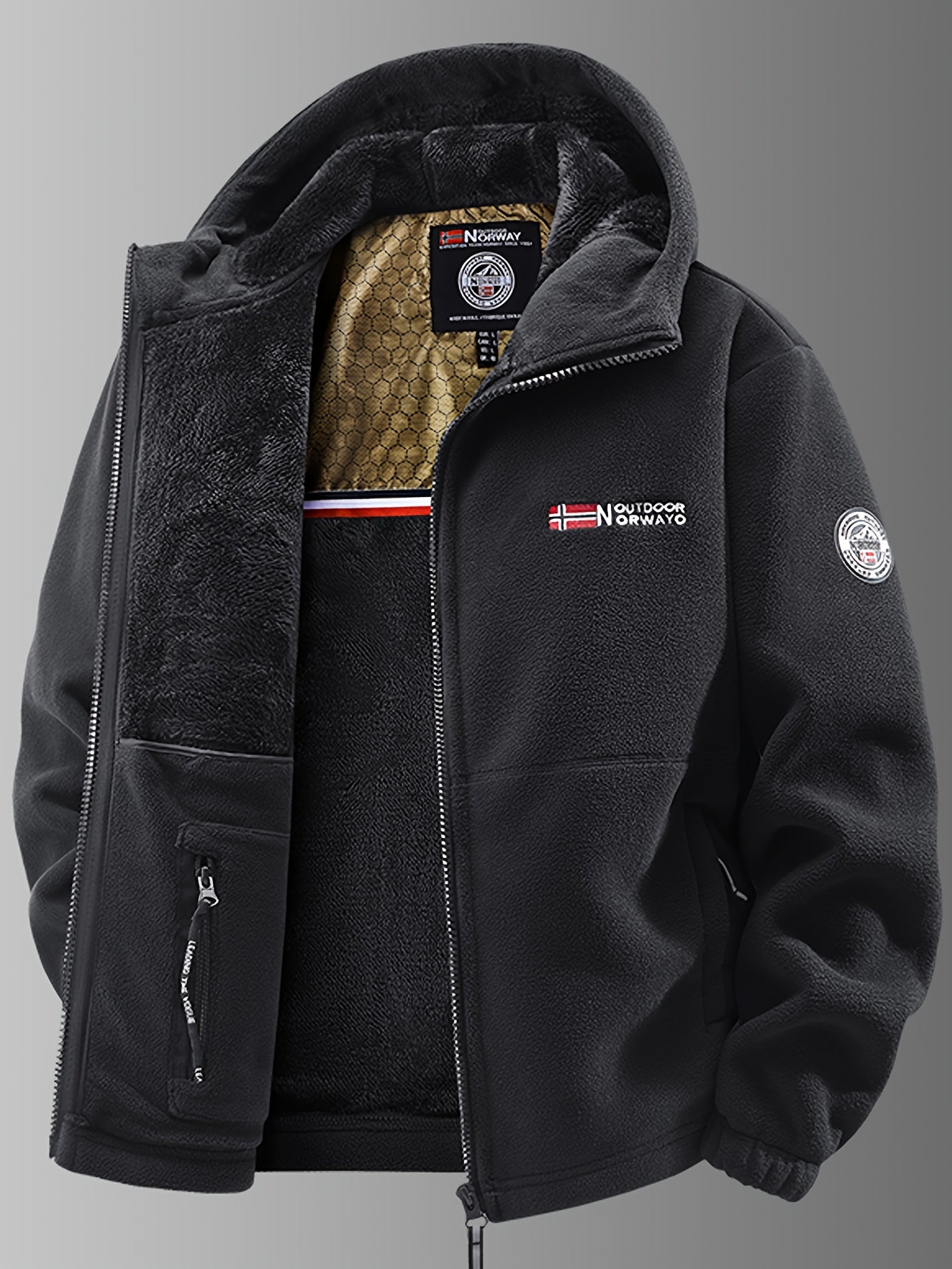 MANSSINO™ | Thermal Fleece Hooded Jacket